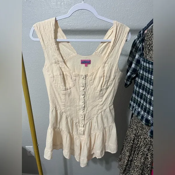 EDIKTED Veronica Textured Cover-Up Romper - Image 3