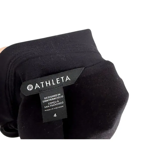 Athleta Eastbound Blazer Black Open Front Stretch Knit Jacket Size‎ 4 - Image 10
