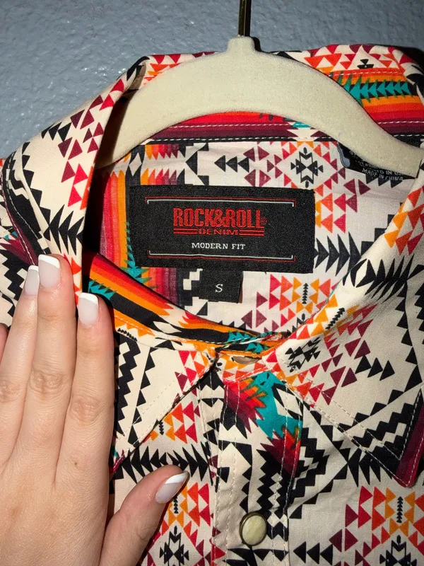 Rock and Roll button shirt Multiple - Image 3
