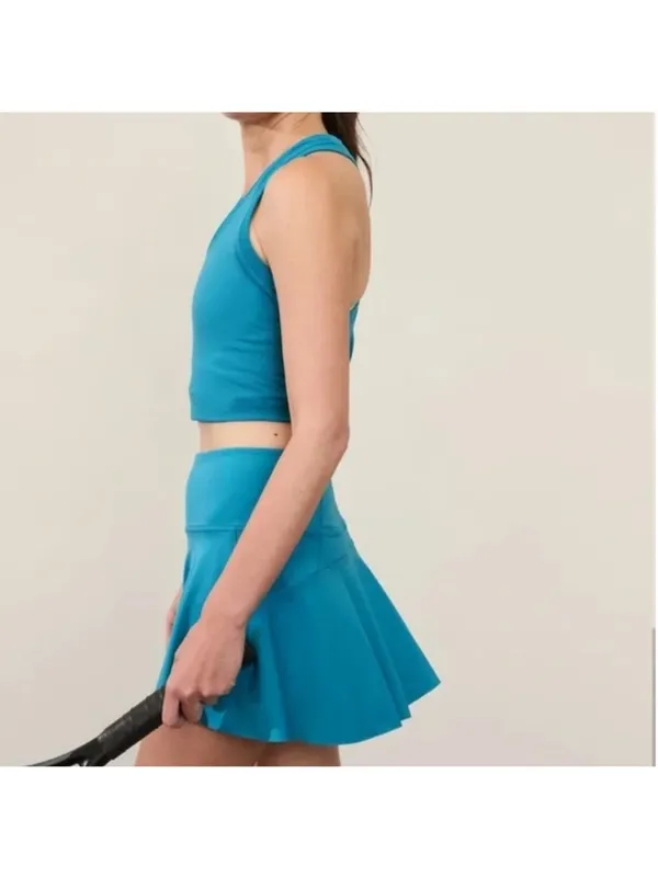 Athleta Ace tennis skirt teal pickleball skort small - Image 4