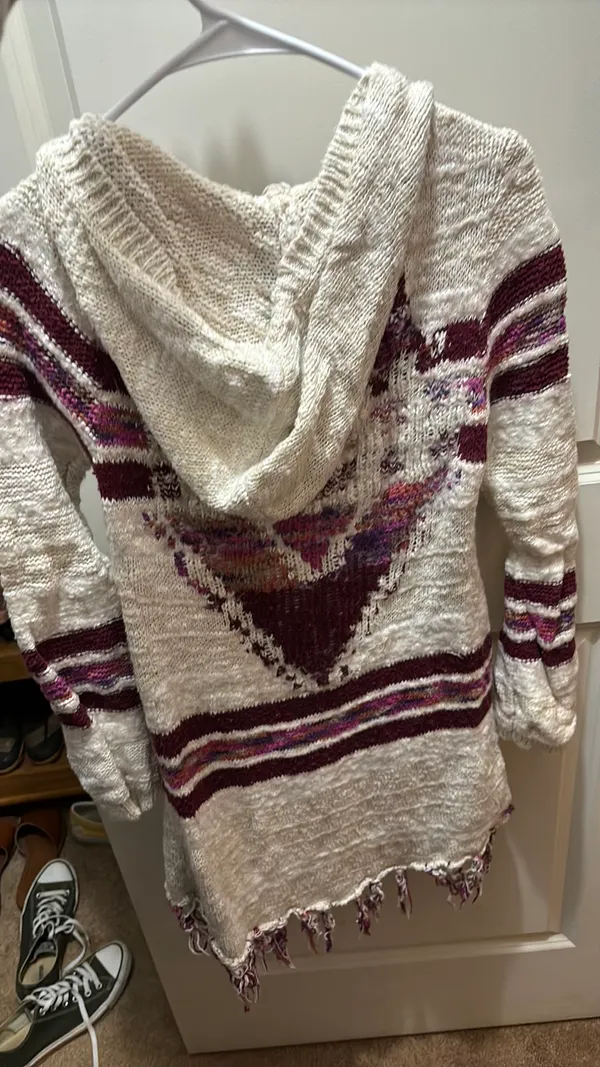Cream Knit Cardigan - Image 2