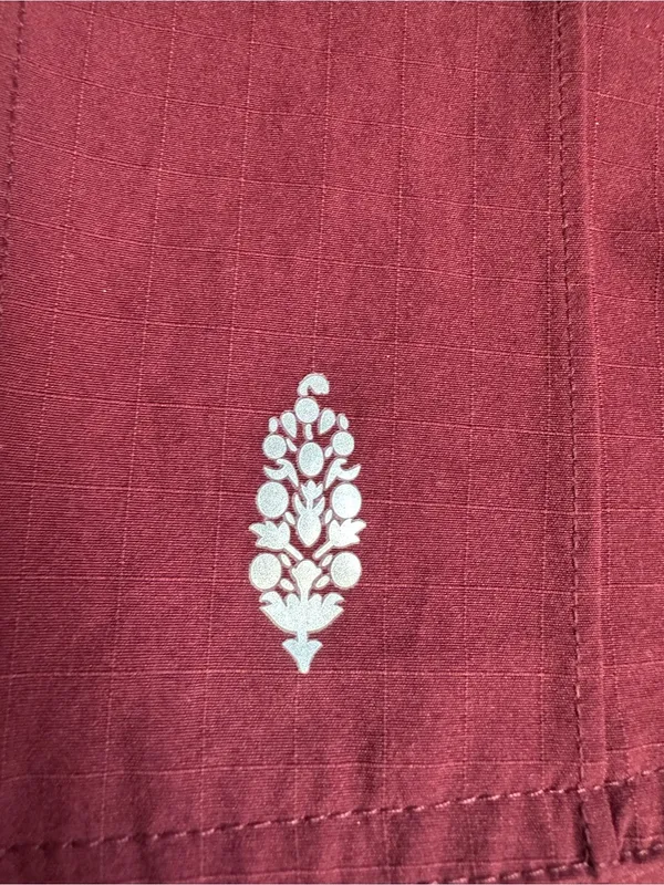115 FP Movement by Free People Burgundy Cargo Skort med - Image 3