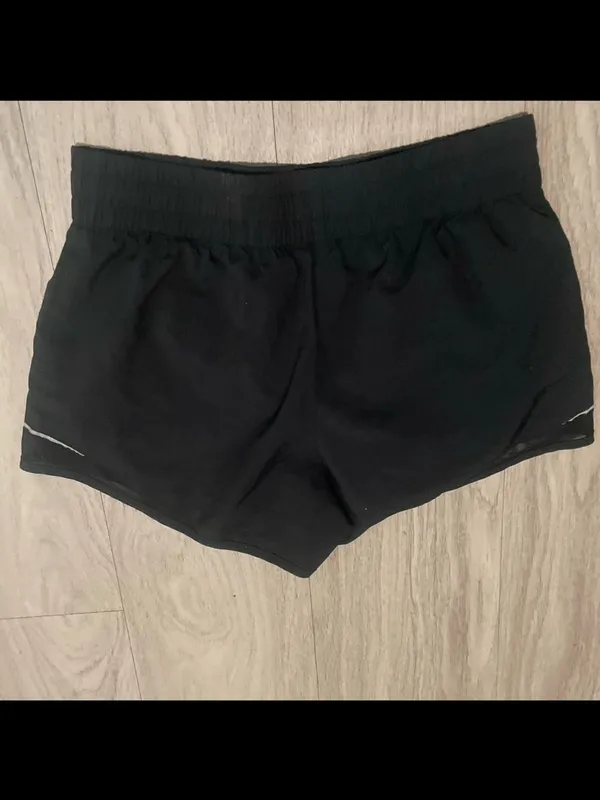 Women’s Black Athletic Running Shorts - Image 2