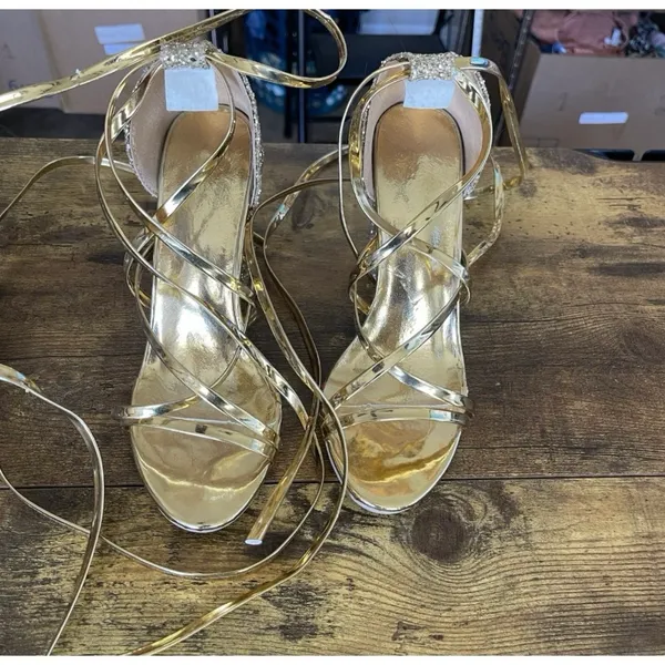 Women’s ankle high heels Glitter 5.5 - Image 2