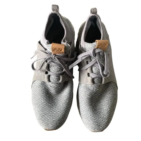New Balance Fresh Foam Cruz V2 Gray Knit Running Shoes Sneakers Gum Sole Sz US11 - Image 4