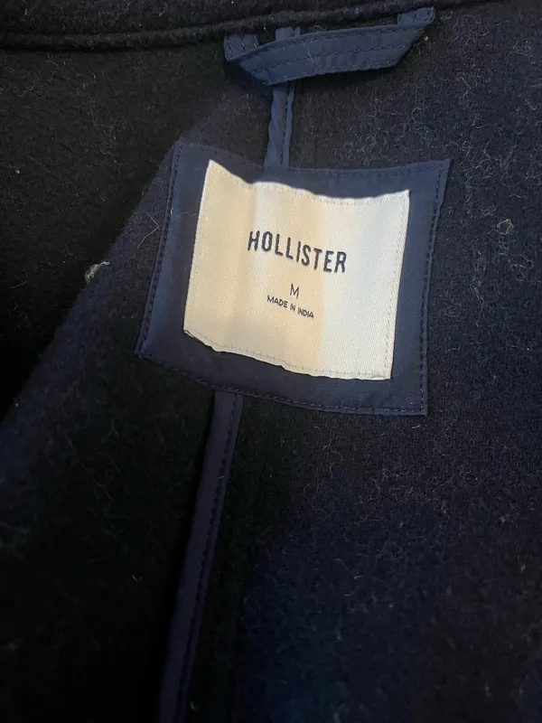 Navy hollister blazer coat  - Image 3