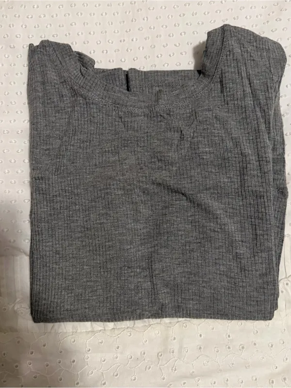 OFFLINE By Aerie Thumbs Up Ribbed Scoop Back T-Shirt - Image 3