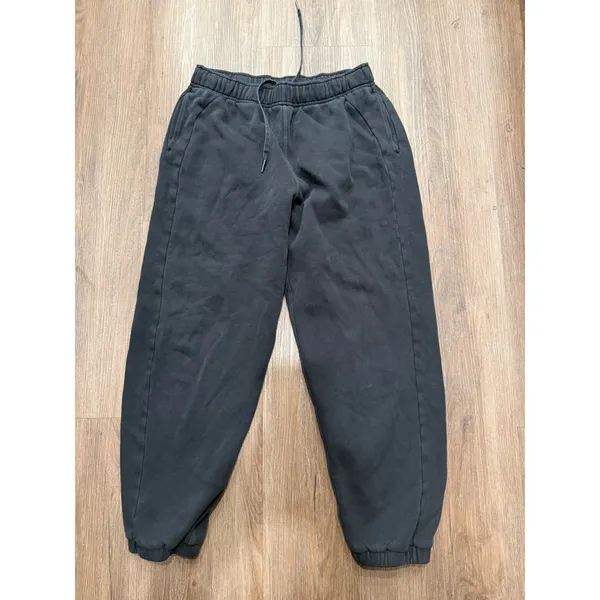 Lululemon Scuba High-Rise Jogger Black Fleece Sweatpants LW5CGDS Size M - Image 2