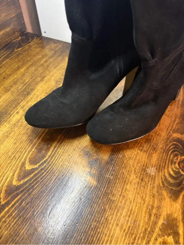 Michael Kors black heeled boots size 9 - Image 2