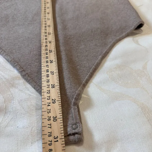 Abercrombie & Fitch Size-XL Corset Sweetheart Sweater Knit Bodysuit Brown‎ - Image 5