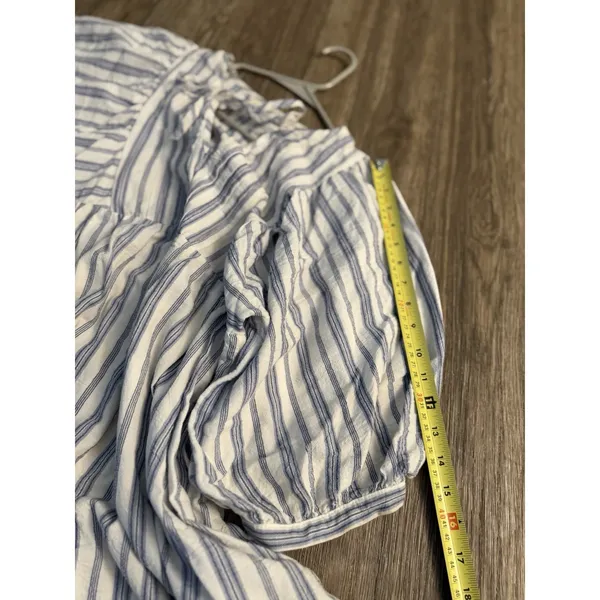 Universal Threads Women's Puff Sleeve Mini Striped‎ Dress Size S - Image 9