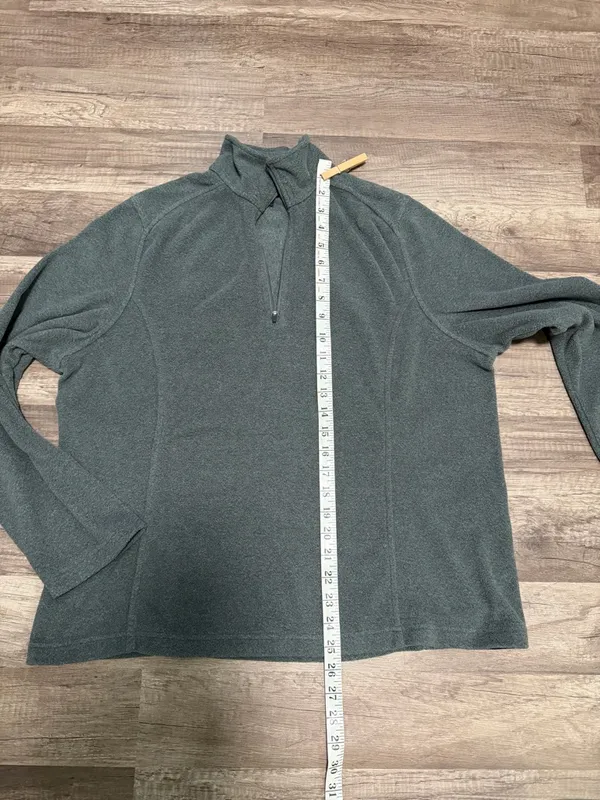 Lands'‎ End Polartec Aircore 100 1/4 Zip Fleece Pullover Sweater Size XL(18) - Image 6