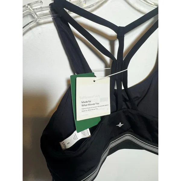 Halara Black Crisscross Sports Bra Women’s Athletic Workout Crop Top Small NWT - Image 5
