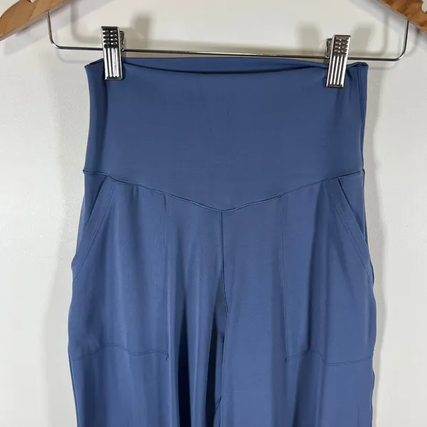 OFFLINE by Aerie Real Me High Waisted Joggers Blue Small‎ Pockets Activewear - Image 2