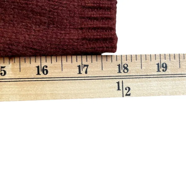 NAKEDCASHMERE Cold Shoulder Rust Brown Cashmere Sweater - Size Small - Image 12