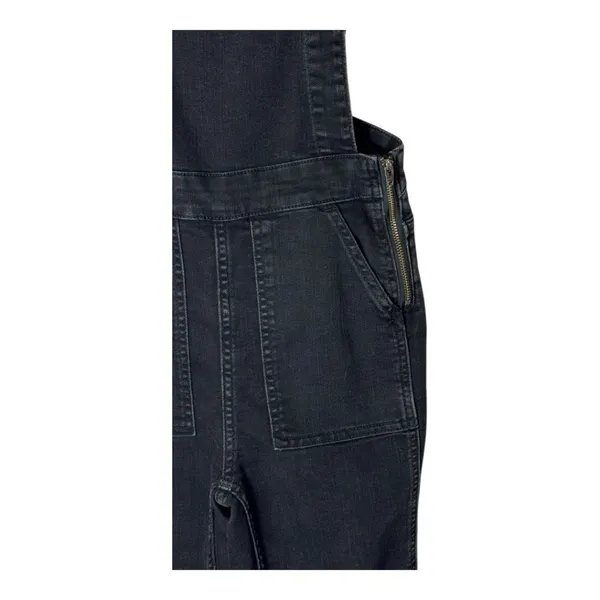 Madewell Overalls Women XS Washed Black Luna Denim‎ Skinny Gothic Grunge Outdoor - Image 9