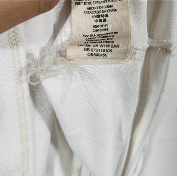 We The Free Amelia White Tank Top Size M - Image 3