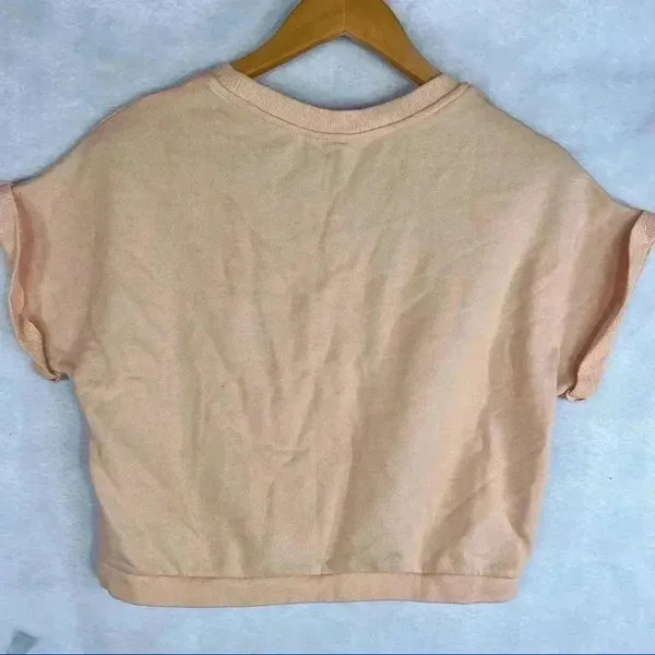 FABLETICS Cassie Peach Orange Crewneck Short Sleeve Athletic Top S NWT Outdoor - Image 3