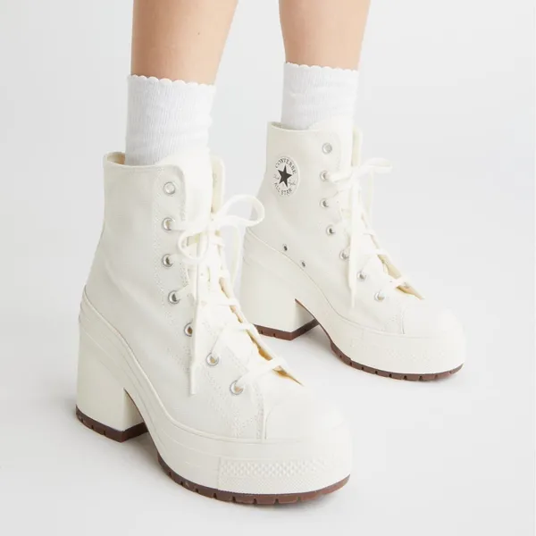 Converse Chuck 70 Deluxe High Top Platform Sneakers Women’s Size 9.5 White - Image 9