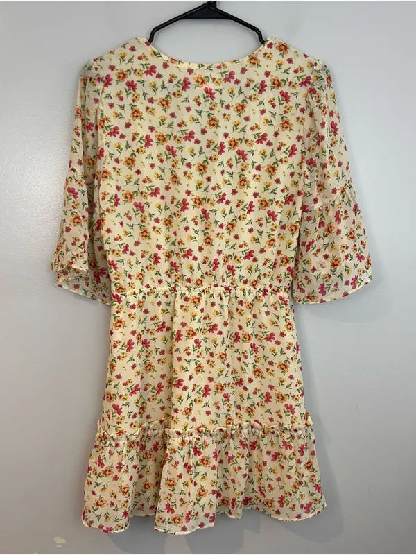 Lost + Wander Love in Bloom Floral Ruffle Mini Dress mini dress - Image 10