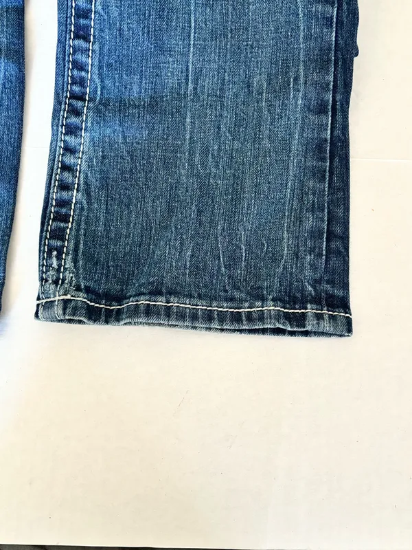 Miss Me Bootcut Jeans Size 27 Studded Pocket Medium Wash - Image 5