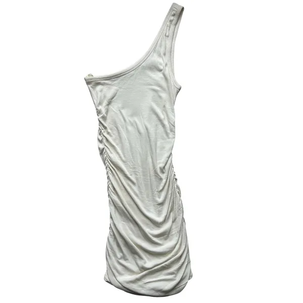 L Space Cream Aliana One Shoulder Mini Dress Size Medium - Image 5