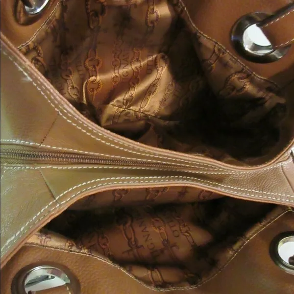 Tignanello shoulder bag brown & tan Brown - Image 4