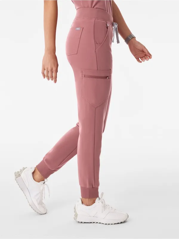 Figs Zamora Joggers Mauve Dusty Rose Jogger Scrub Pants Size Large Petite Scrubs - Image 2