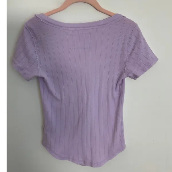 Aerie Lavendar Button up blouse NWT‎ size XS - Image 2