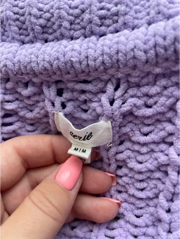 American Eagle Purple Sweater - Image 2