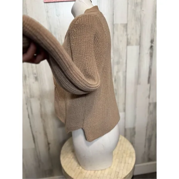 NUDE brown sweater size large Tan - Image 5