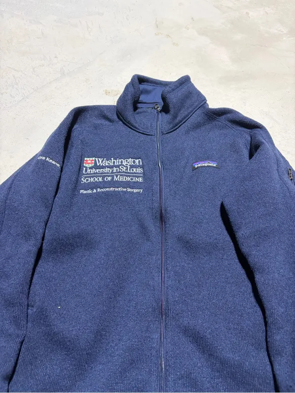 Patagonia Navy Blue better sweater Full-Zip Jacket large LOGO - Image 2