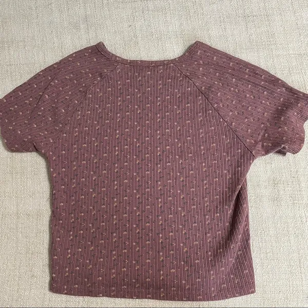 American Eagle Cropped Short Sleeve Top - Image 9