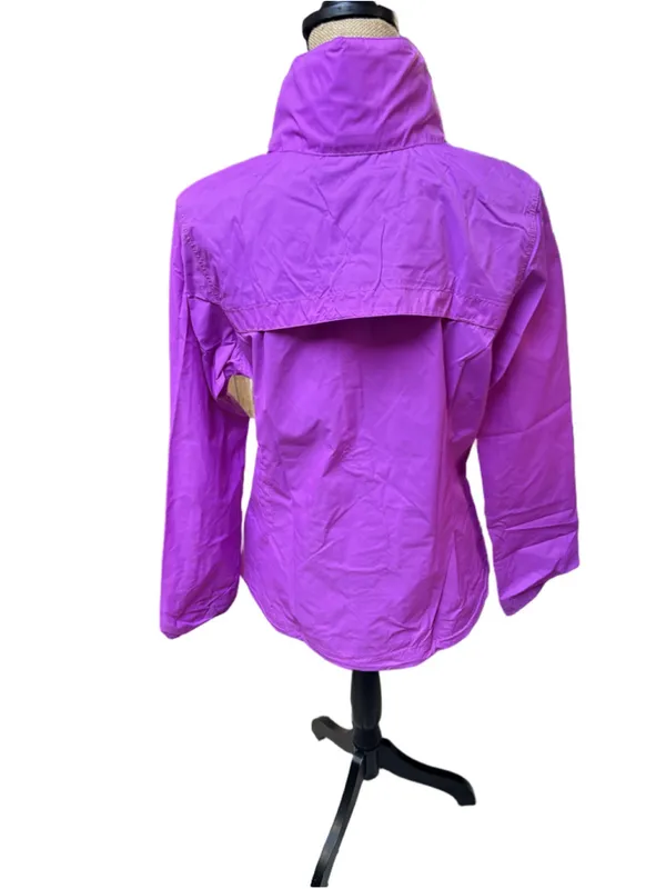 Columbia Purple Full Zip Rain Jacket Size L (21” PTP) - Image 5