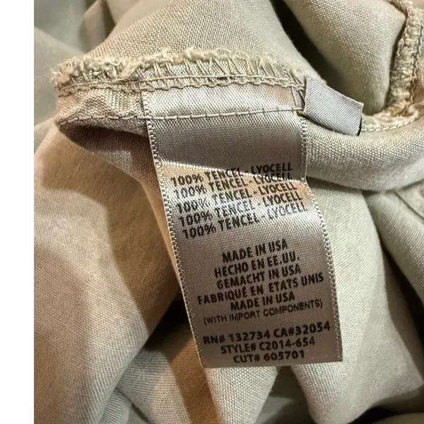 Cloth &‎ Stone Sage Green Halter Tank Top V-Neck Relaxed Fit Large - Image 5