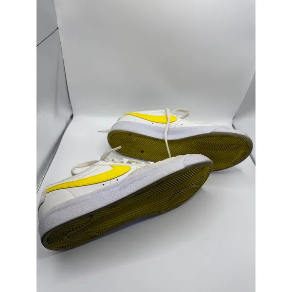 Nike Blazer Low 77 White Yellow DA4074-118‎ Youth 6.5Y Womens 8 Sneakers - Image 6