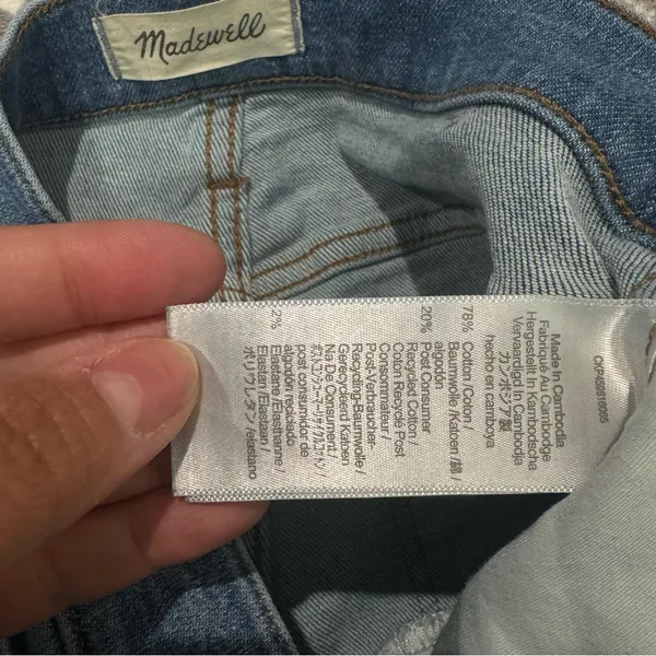 Madewell Stovepipe Jean Euclid Wash Size 26‎ Minimalist Casual Preppy - Image 9