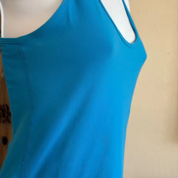 Lululemon Cool Racerback Tank Everlux‎ Turquoise Size 2/4 Workout Yoga Workout - Image 6