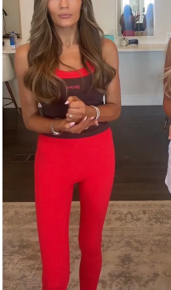 These Three Boutique Grove leggings cherry - Image 2