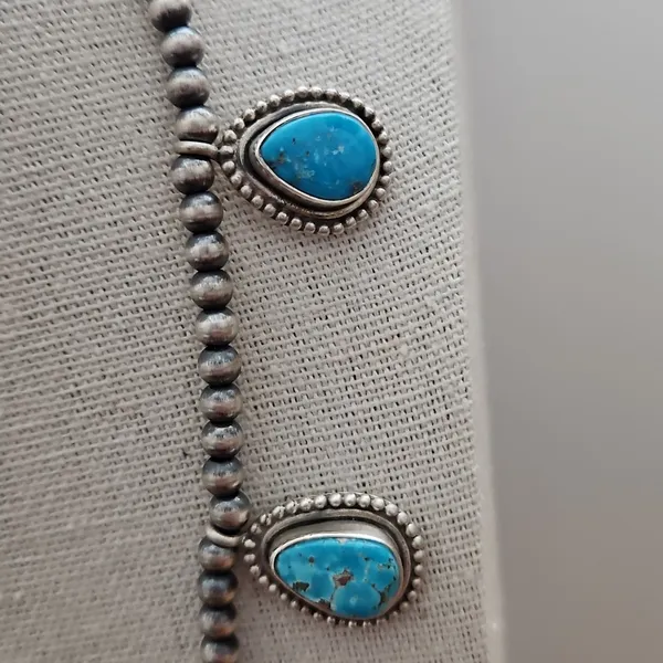 White Water Turquoise Desert Beads - Image 4