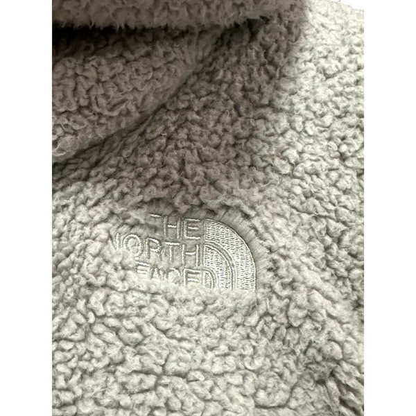 The North Face Women's Gray Cream Colorblock Sherpa Fleece Pullover Jacket S - Image 5