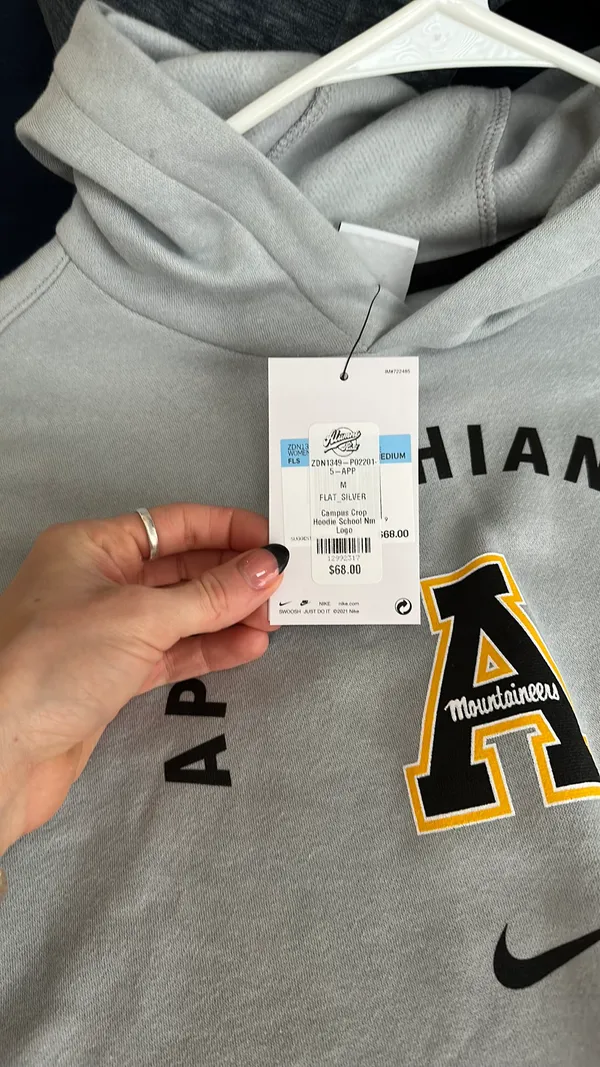 App State Cropped Hoodie - Image 4
