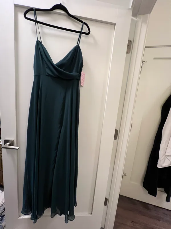 Bridesmaid/Formal Dress Green Size 10 - Image 4