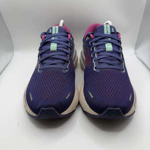 Brooks Adrenaline GTS 22 Womens Running Shoes Size 9 Purple Pink Support Casual - Image 3