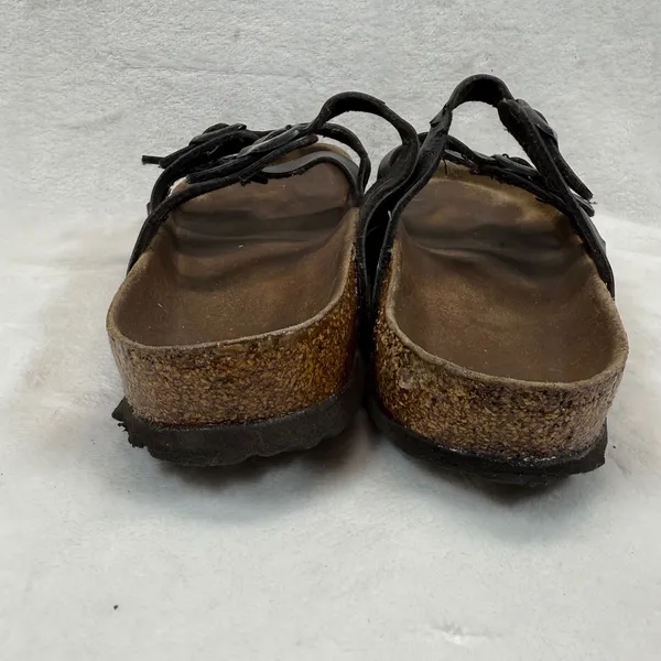 Birkenstock Florida Sandals Triple Strap‎ Buckle Slides Casual Size 38 US 7 - Image 3