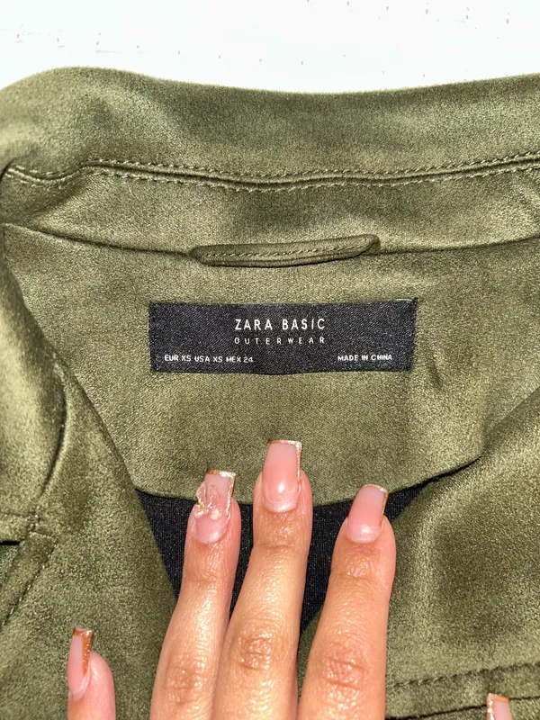 ZARA Moto Jacket Biker Suede  - Image 4