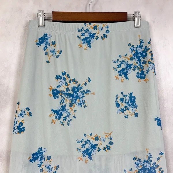 Stitch & Pine‎ Womens Mesh Mini Maxi Skirt Size Medium Cottage Fairy Boho Retro - Image 3