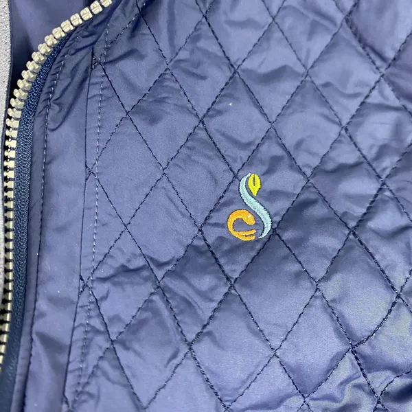 Zero‎ Restriction Jacket Womens Small Blue Quilted Hybrid Primaloft Streamsong - Image 6