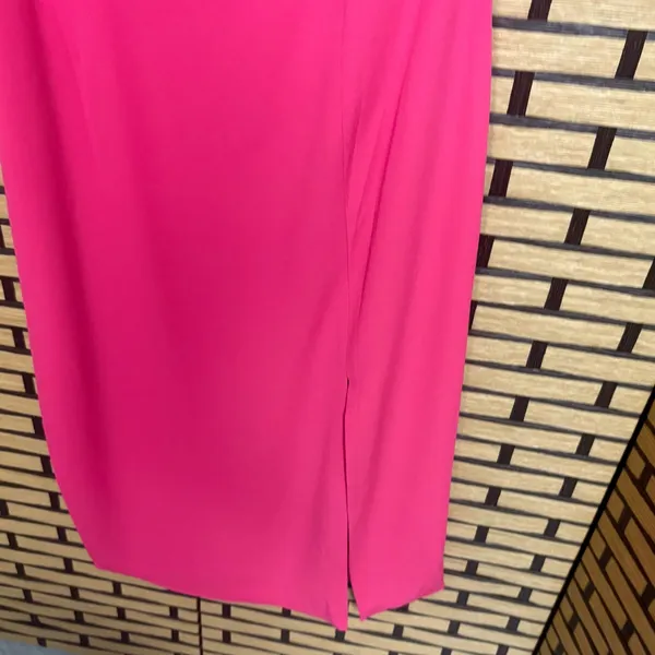 Petal & Pup‎ Xiomar One-Shoulder Pink Midi Dress Size 10 - Image 5