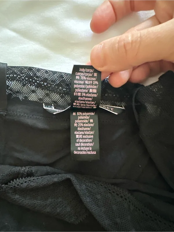 Victoria’s Secret Black Lace Trim Sleeveless Lounge Romper Size Small - Image 8